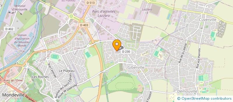 localisation de l'entreprise MONSIEUR ABDENNACER SOUEI  GIBERVILLE