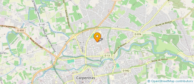 localisation de l'entreprise MONSIEUR ABDENNACEUR HADDAJI à CARPENTRAS