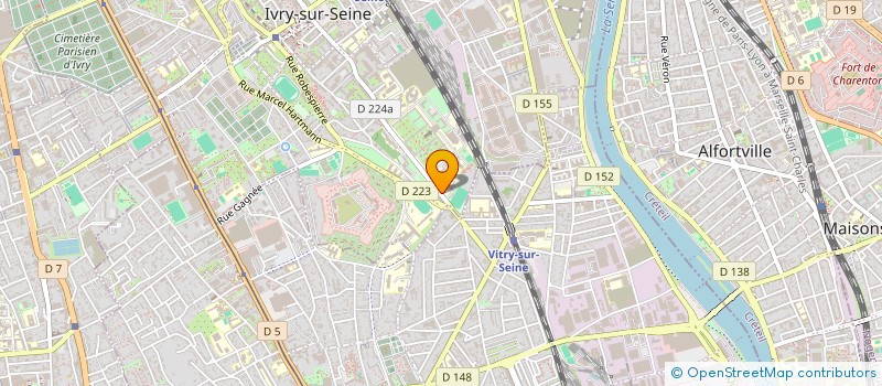 localisation de l'entreprise MONSIEUR ABDENNACEUR KADI  IVRY-SUR-SEINE