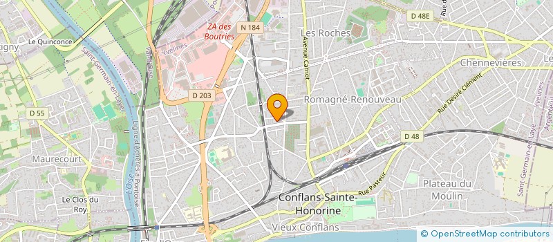 localisation de l'entreprise MONSIEUR ABDENNACEUR ZINE ELABIDINE  CONFLANS-SAINTE-HONORINE