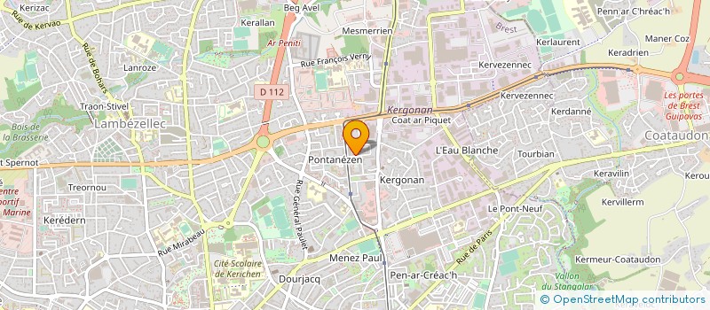 localisation de l'entreprise MONSIEUR ABDENNAIM EL OUAZIZI à BREST