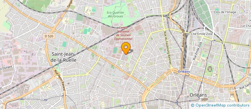 localisation de l'entreprise MONSIEUR ABDENNASSAR OUADDOUH  ORLEANS