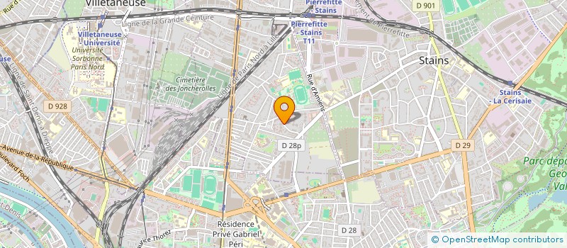 localisation de l'entreprise MONSIEUR ABDENNEBI RAMDANI à PIERREFITTE-SUR-SEINE