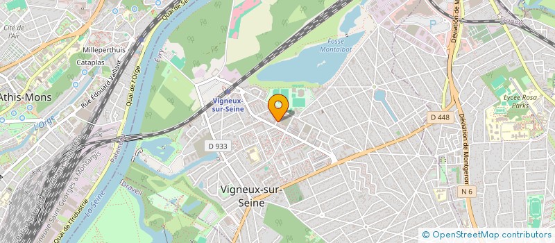 localisation de l'entreprise MONSIEUR ABDENNOUR AISSAT  VIGNEUX-SUR-SEINE