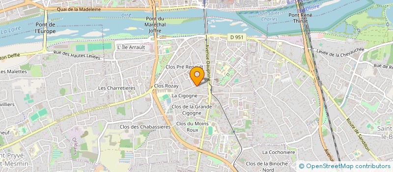 localisation de l'entreprise MONSIEUR ABDENNOUR AOMAR  ORLEANS