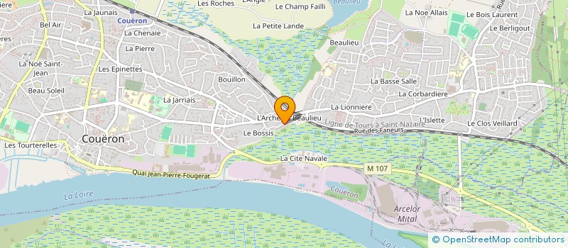localisation de l'entreprise MONSIEUR ABDENNOUR BAHA à COUERON