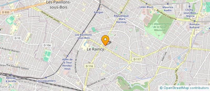 localisation de l'entreprise MONSIEUR ABDENNOUR BAIK à LE RAINCY