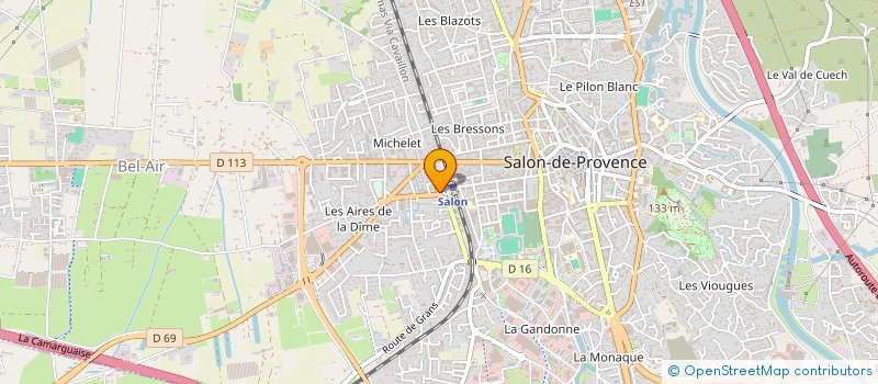 localisation de l'entreprise MONSIEUR ABDENNOUR BENSAHLI  SALON-DE-PROVENCE