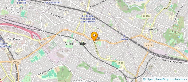 localisation de l'entreprise MONSIEUR ABDENNOUR BENZIA à VILLEMOMBLE