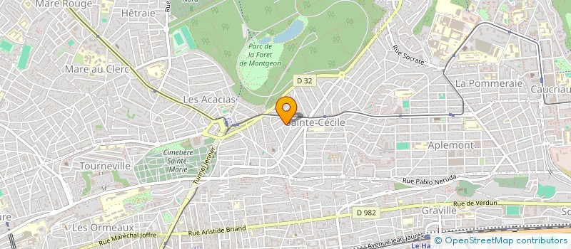 localisation de l'entreprise MONSIEUR ABDENNOUR FEZAA  LE HAVRE