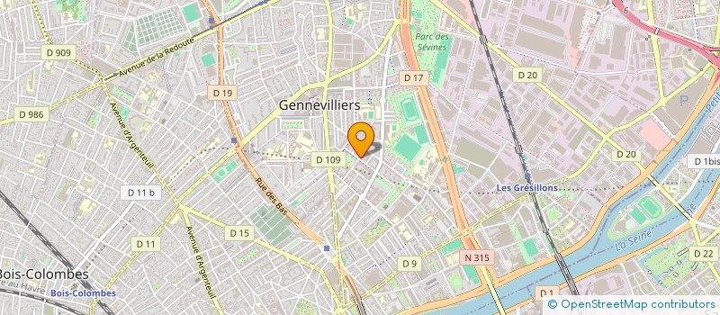 localisation de l'entreprise MONSIEUR ABDENNOUR GUEMGHAR à GENNEVILLIERS