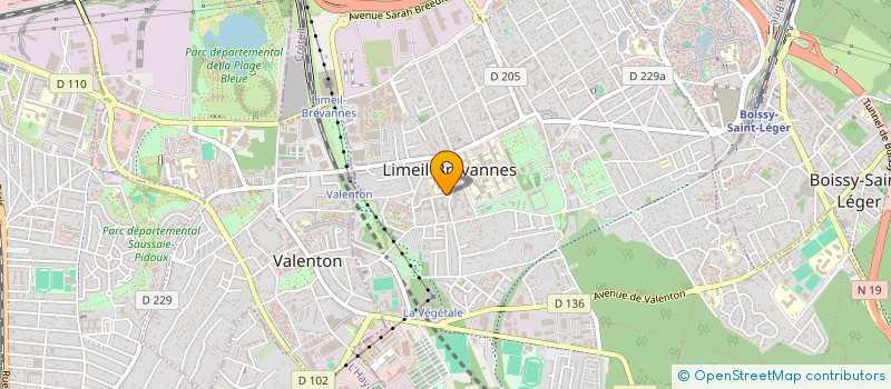 localisation de l'entreprise MONSIEUR ABDENNOUR KHAMA  LIMEIL-BREVANNES