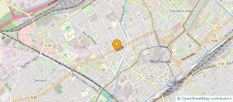 localisation de l'entreprise MONSIEUR ABDENNOUR LEBSIR  MULHOUSE