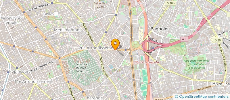 localisation de l'entreprise MONSIEUR ABDENNOUR MESSAOUD  PARIS