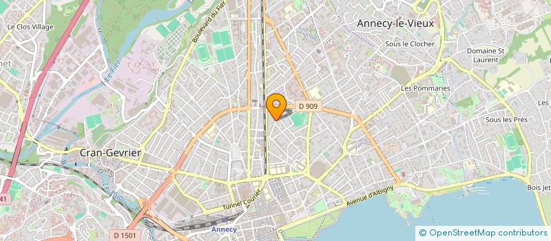 localisation de l'entreprise MONSIEUR ABDENNOUR REBOUH  ANNECY