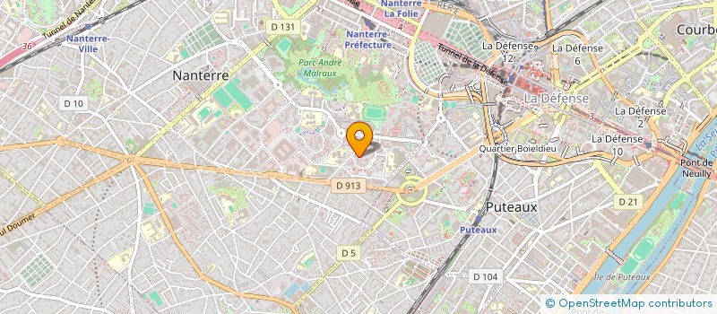 localisation de l'entreprise MONSIEUR ABDENNOUR SAFAR  NANTERRE