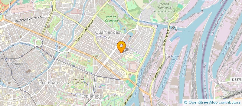 localisation de l'entreprise MONSIEUR ABDENNOUR TRIEK  STRASBOURG