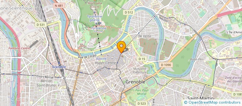 localisation de l'entreprise MONSIEUR ABDENNOUR ZATER  GRENOBLE