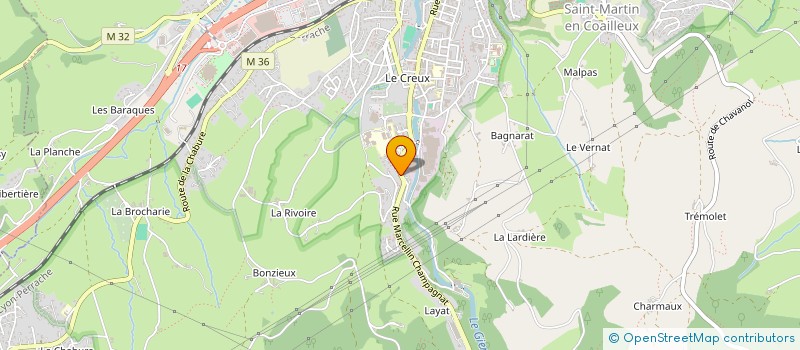 localisation de l'entreprise MONSIEUR ABDENOR BENNACEF  SAINT-CHAMOND