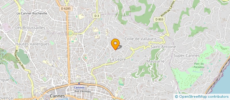 localisation de l'entreprise MONSIEUR ABDENOUR ADJALI à CANNES