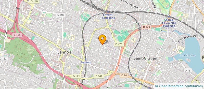 localisation de l'entreprise MONSIEUR ABDENOUR AIT-OUAKLI  SANNOIS