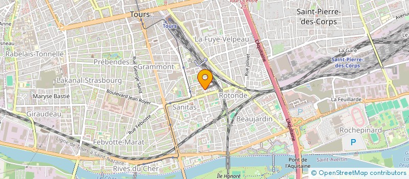 localisation de l'entreprise MONSIEUR ABDENOUR ALLAOUA  TOURS