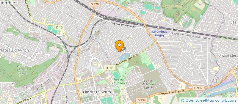 localisation de l'entreprise MONSIEUR ABDENOUR AOUIMEUR  GAGNY