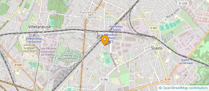 localisation de l'entreprise MONSIEUR ABDENOUR ARACHE  PIERREFITTE-SUR-SEINE