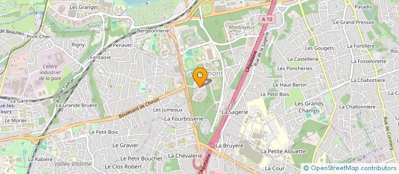 localisation de l'entreprise MONSIEUR ABDENOUR BAIRI  JOUE-LES-TOURS
