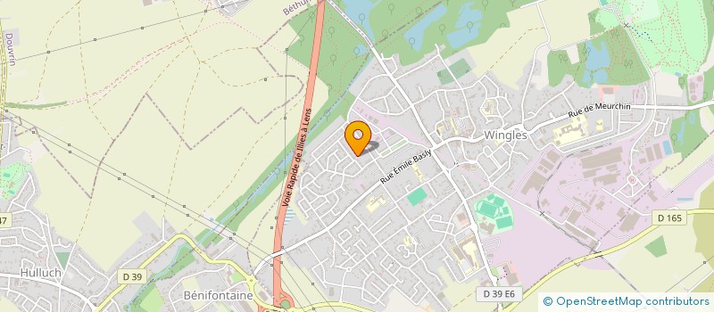 localisation de l'entreprise MONSIEUR ABDENOUR BAKIR  WINGLES