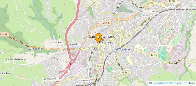 localisation de l'entreprise MONSIEUR ABDENOUR BAROUDI à SAINT-CHAMOND
