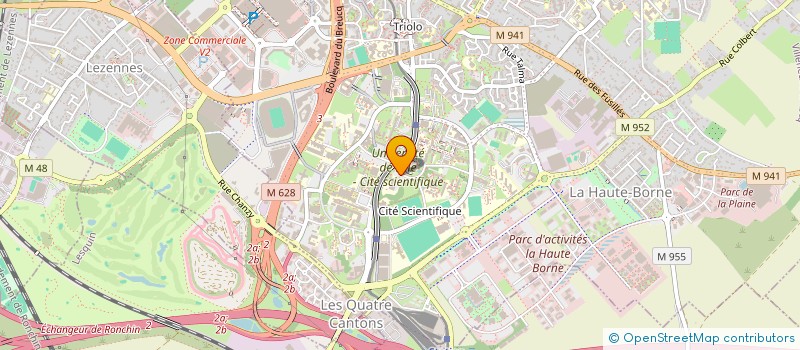 localisation de l'entreprise MONSIEUR ABDENOUR BELKADI  VILLENEUVE-D'ASCQ