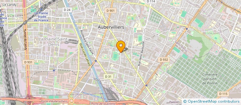 localisation de l'entreprise MONSIEUR ABDENOUR BELKEBIR à AUBERVILLIERS
