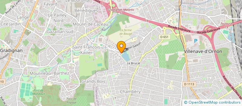 localisation de l'entreprise MONSIEUR ABDENOUR BELOUCIF  VILLENAVE D ORNON