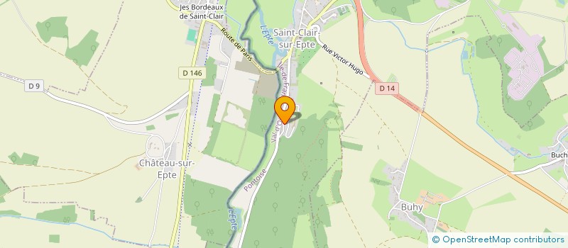 localisation de l'entreprise MONSIEUR ABDENOUR BENCHOUBANE  SAINT-CLAIR-SUR-EPTE