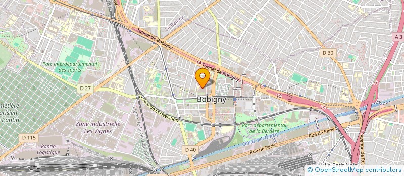 localisation de l'entreprise MONSIEUR ABDENOUR BOUCHELOUH  BOBIGNY