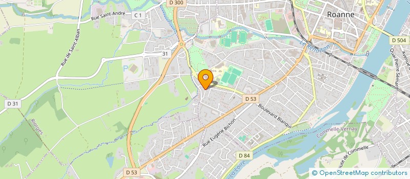 localisation de l'entreprise MONSIEUR ABDENOUR BOUHALLA  ROANNE