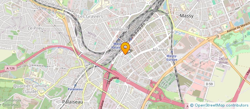 localisation de l'entreprise MONSIEUR ABDENOUR BOUTARENE  MASSY