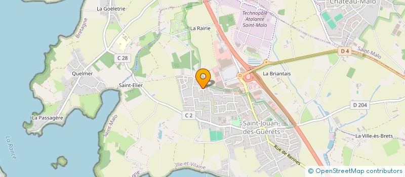 localisation de l'entreprise MONSIEUR ABDENOUR CHERIF  SAINT-JOUAN-DES-GUERETS