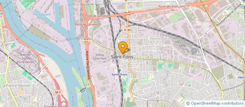 localisation de l'entreprise MONSIEUR ABDENOUR FERCHICHE  SAINT-FONS