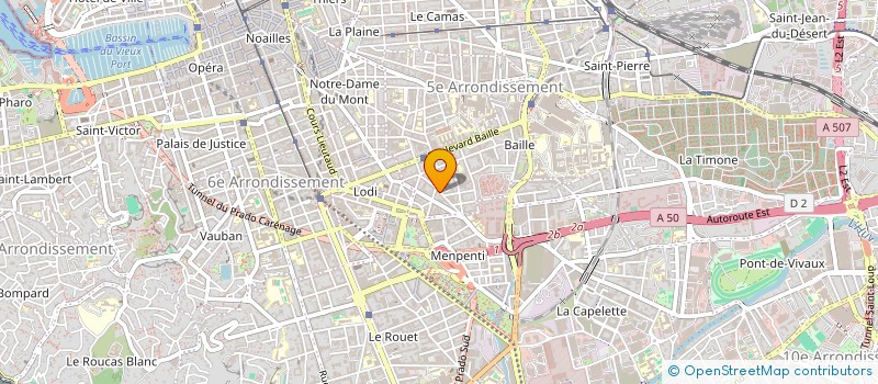 localisation de l'entreprise MONSIEUR ABDENOUR HAMIDOUCHE  MARSEILLE