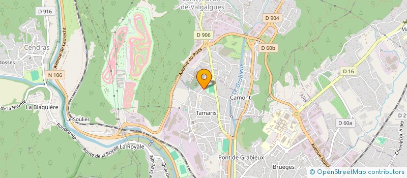 localisation de l'entreprise MONSIEUR ABDENOUR HARFOUCHE  ALES