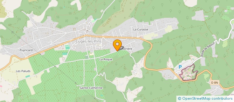 localisation de l'entreprise MONSIEUR ABDENOUR KELLAS  CUGES-LES-PINS