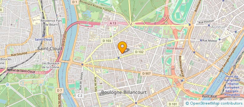 localisation de l'entreprise MONSIEUR ABDENOUR KENOUCHE  BOULOGNE-BILLANCOURT