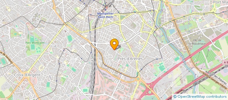 localisation de l'entreprise MONSIEUR ABDENOUR KRALIFA à MONTPELLIER