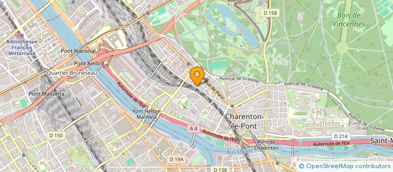 localisation de l'entreprise MONSIEUR ABDENOUR MANSOUR  CHARENTON-LE-PONT