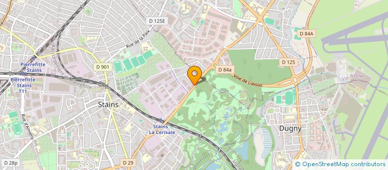 localisation de l'entreprise MONSIEUR ABDENOUR MERISANI  STAINS