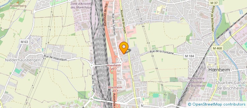 localisation de l'entreprise MONSIEUR ABDENOUR MEZAGUER  SOUFFELWEYERSHEIM