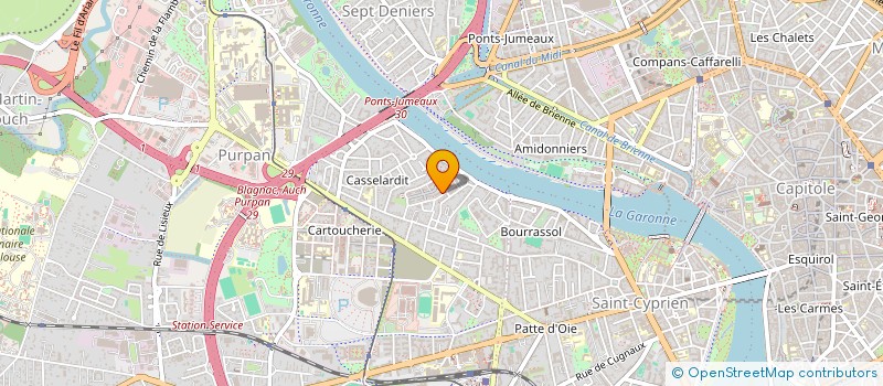 localisation de l'entreprise MONSIEUR ABDENOUR MILOUD à TOULOUSE