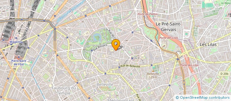 localisation de l'entreprise MONSIEUR ABDENOUR OUZNADJI  PARIS 19